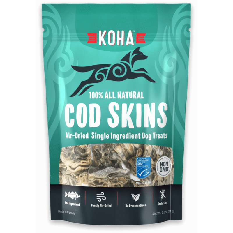 Koha Air Dried Cod Skins 2.5oz