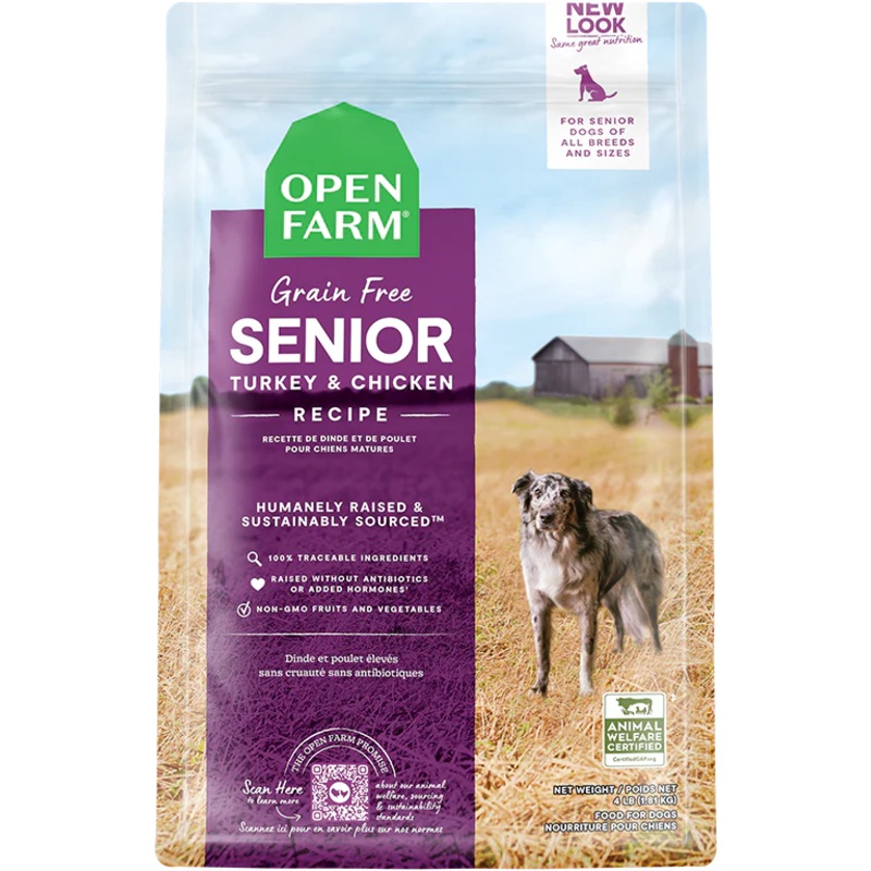 Open Farm Grain Free Senior|4lb|22lb