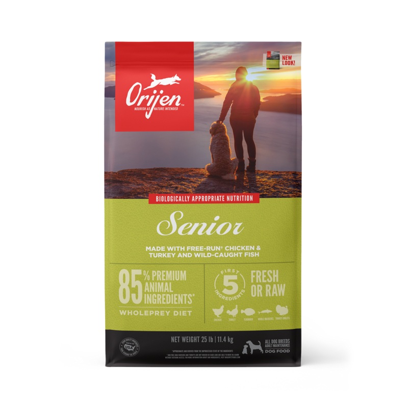 Orijen Dry Dog Food Senior|13lb|4.5lb|25lb