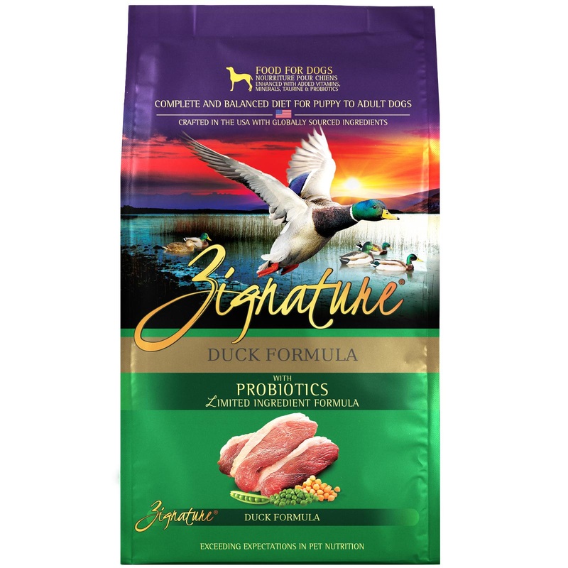 Zignature Dry Dog Food Duck|4lb|12.5lb|25lb