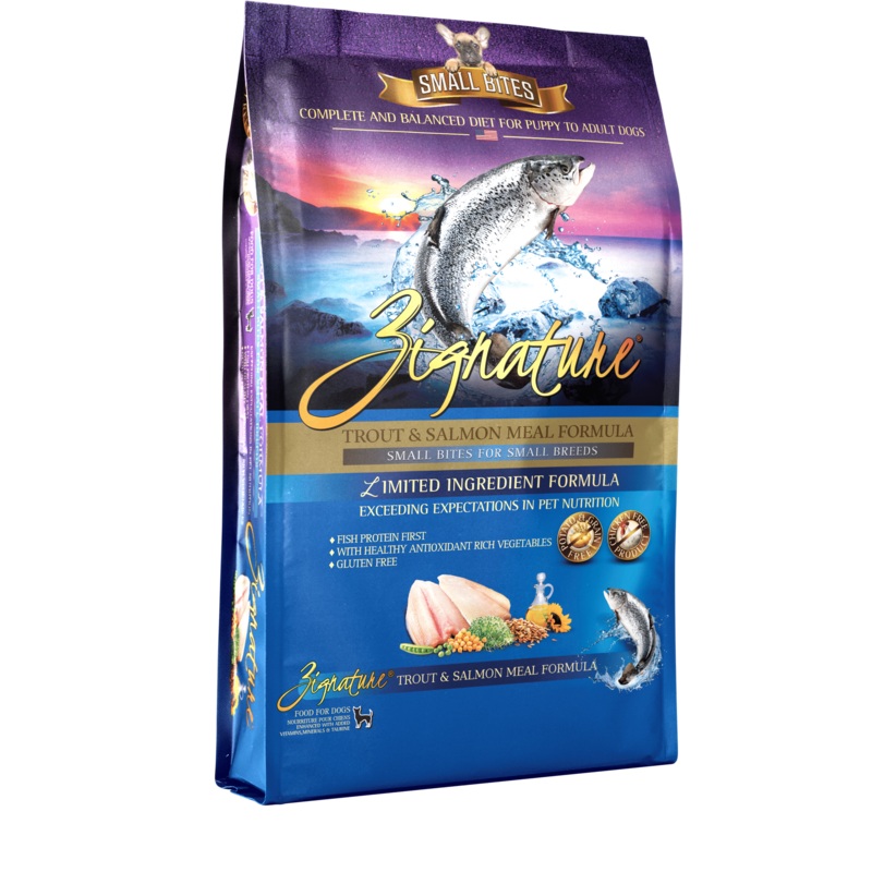 Zignature Dry Dog Food Small Bites Trout & Salmon