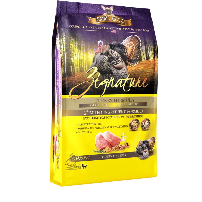 Zignature Dry Dog Food Small Bites Turkey