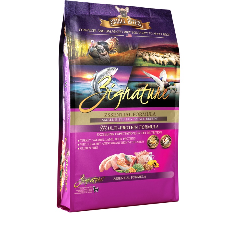 Zignature Dry Dog Food Small Bites Zssentials
