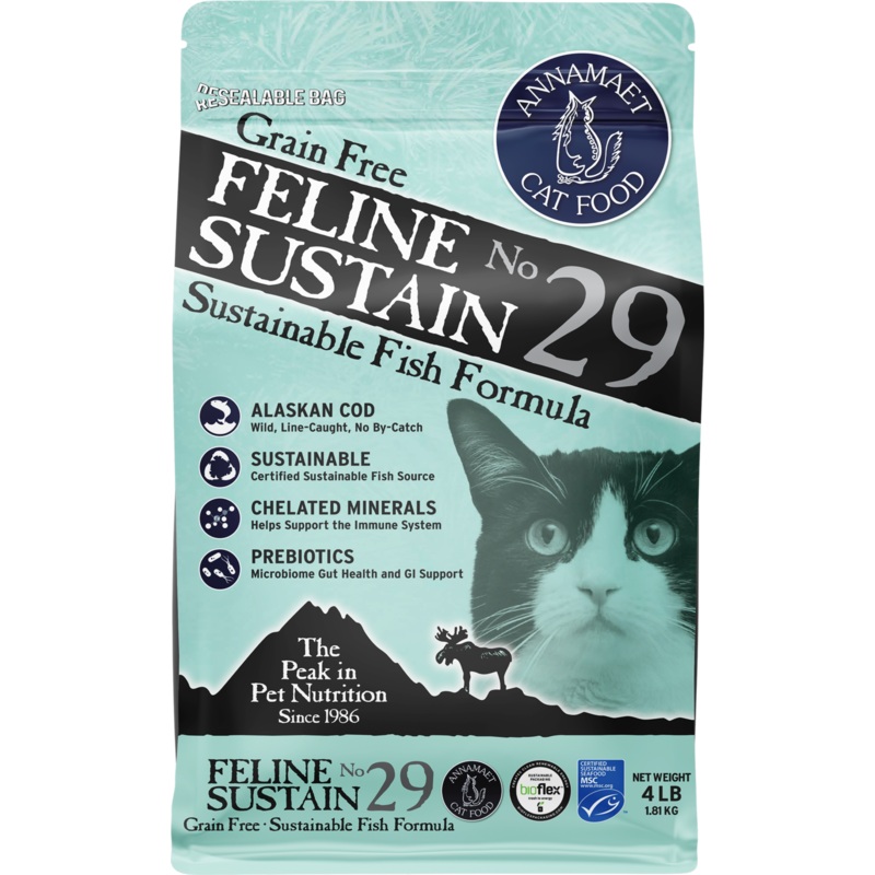 Annamaet Dry Cat Food Sustain|4lb|12lb