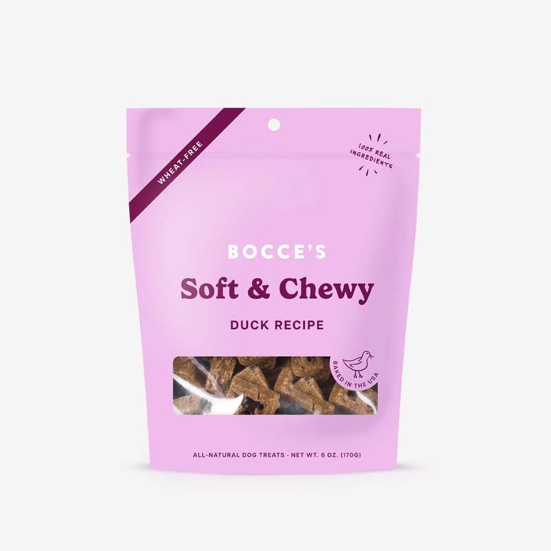 Bocce’s Soft & Chewy Duck Recipe 6oz