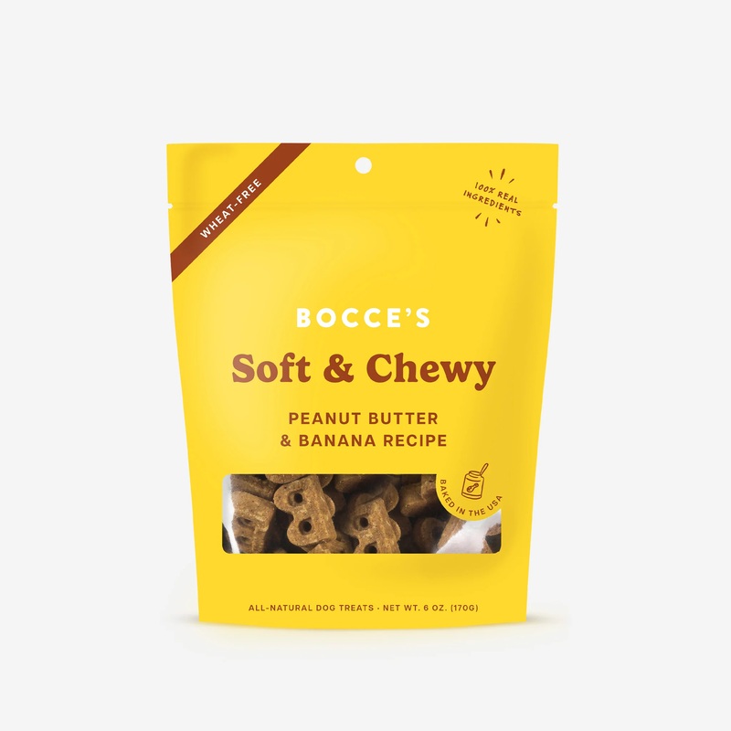 Bocce’s Soft & Chewy Peanut Butter & Banana Recipe 6oz