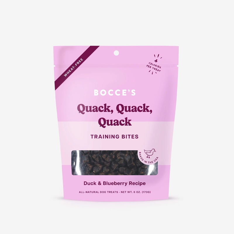 Bocce’s Training Bites Quack Quack Quack Recipe 6oz
