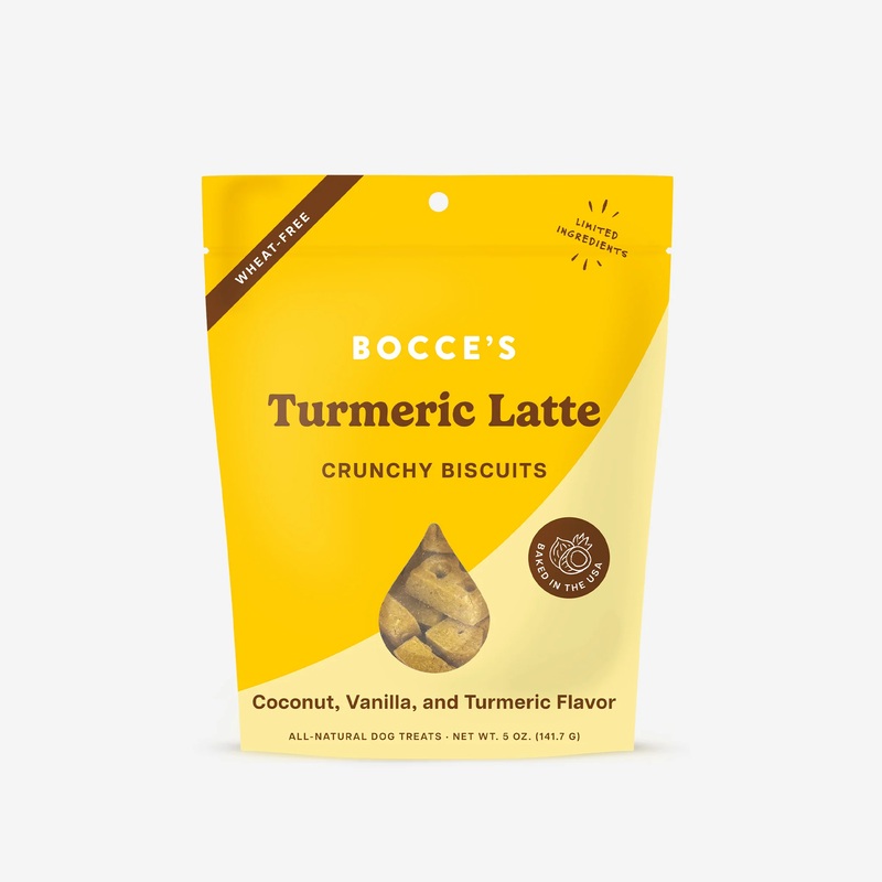 Bocce’s Tumeric Latte Biscuits 5oz