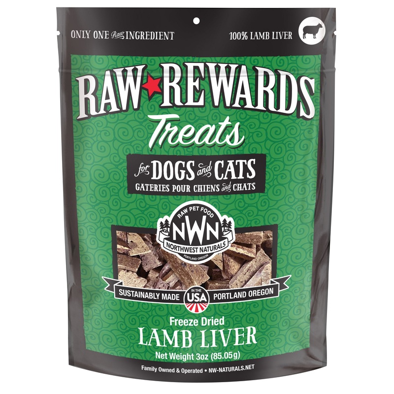 Northwest Naturals Freeze Dried Lamb Liver Treats 3oz