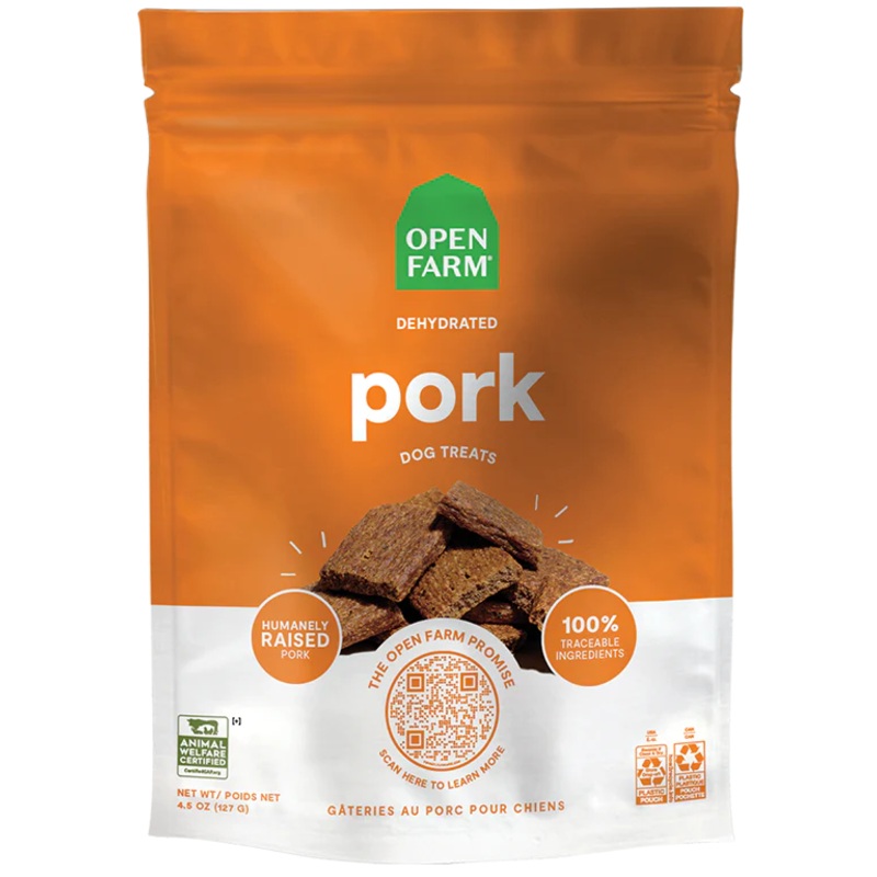 Open Farm Dehydrated Pork Treats 4.5oz