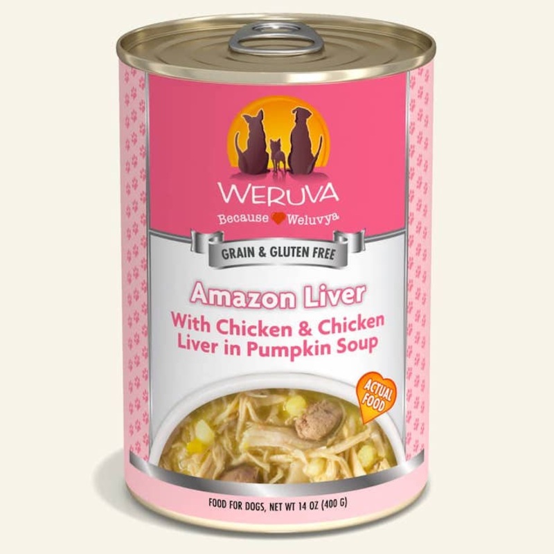 Weruva Canned Dog Food Amazon Liver 14oz