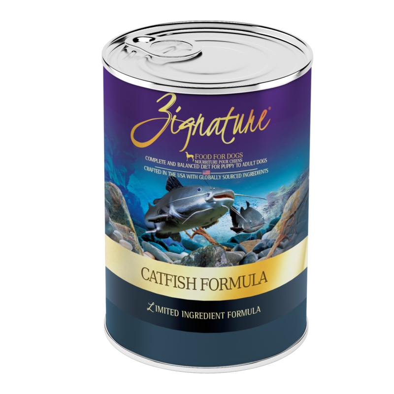 Zignature Canned Dog Food Catfish 13oz