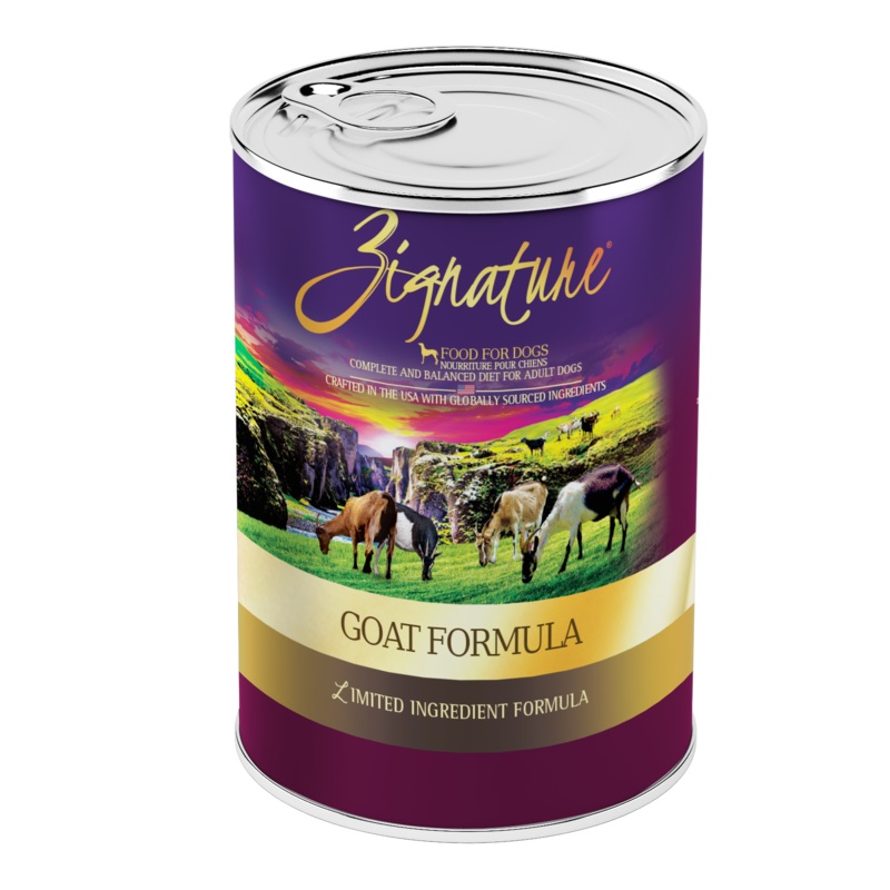 Zignature Canned Dog Food Goat 13oz
