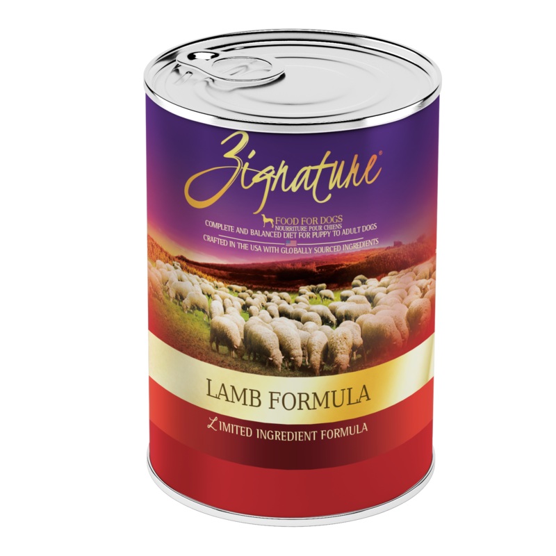 Zignature Canned Dog Food Lamb 13oz