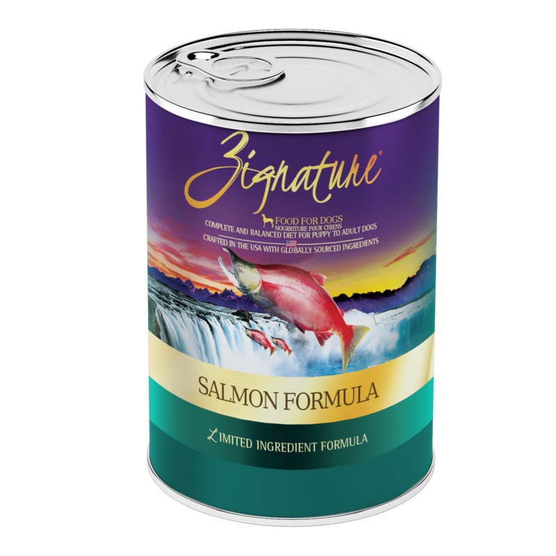 Zignature Canned Dog Food Salmon 13oz