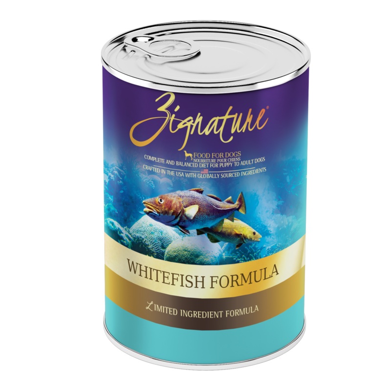 Zignature Canned Dog Food Whitefish 13oz