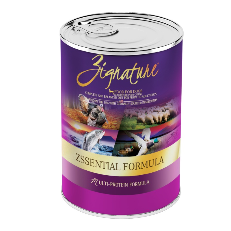 Zignature Canned Dog Food Zssentials 13oz