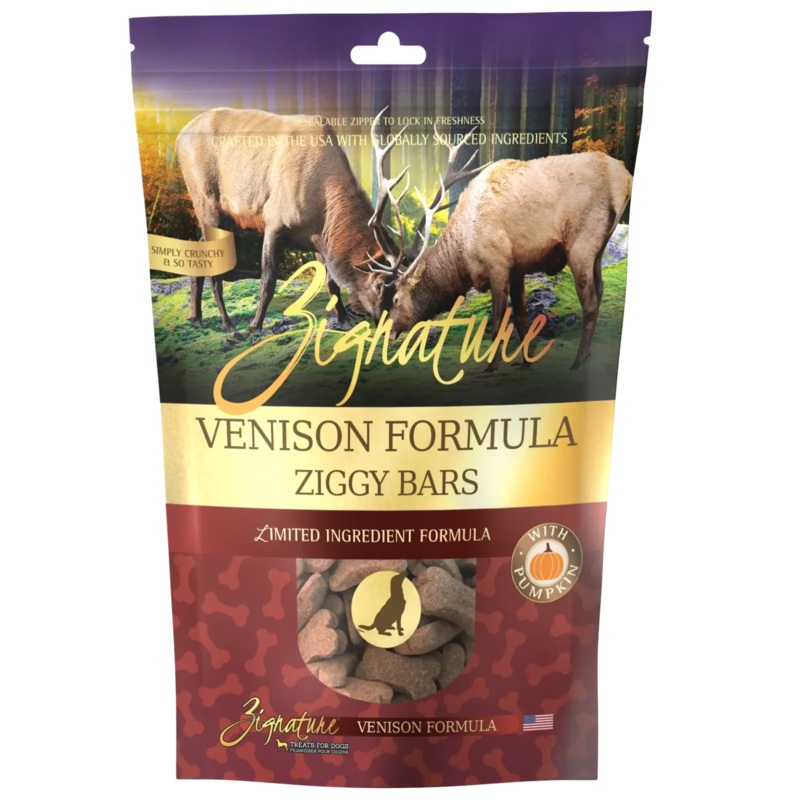 Zignature Ziggy Bars Venison 12oz