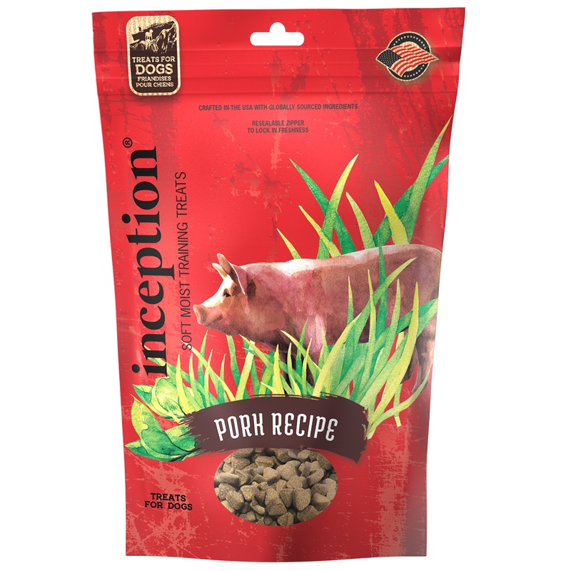 Inception Soft Dog Treats Pork 4oz