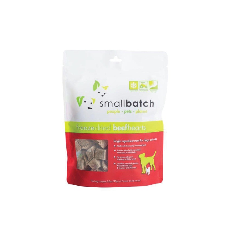 SmallBatch Freeze Dried Beef Hearts 3oz