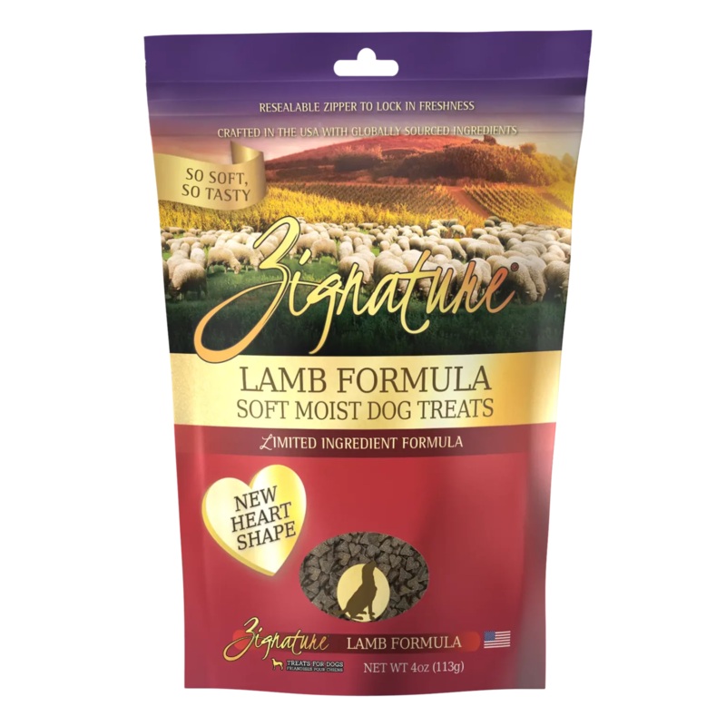 Zignature Soft Dog Treats Lamb 4oz