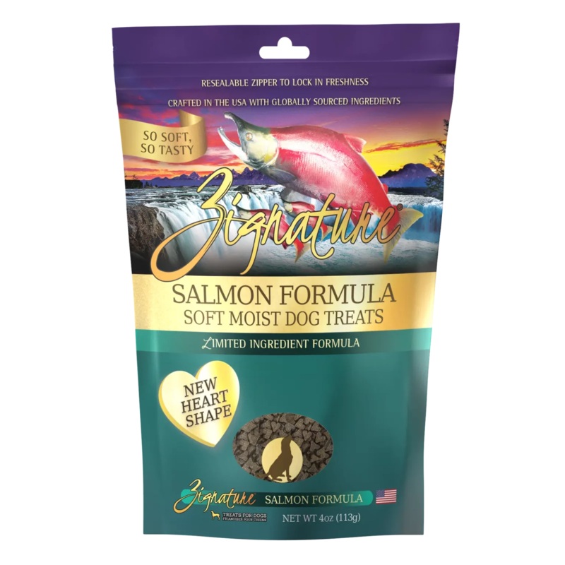 Zignature Soft Dog Treats Salmon 4oz