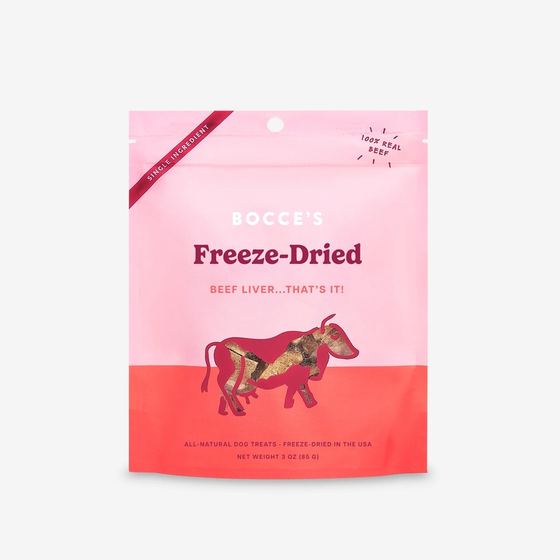 Bocce’s Freeze Dried Beef Liver Treat 3oz