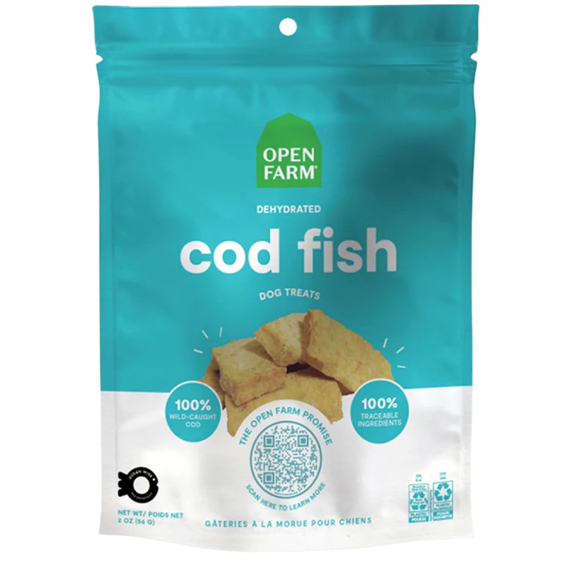 Open Farm Dehydrated Cod Fish Treats 2oz