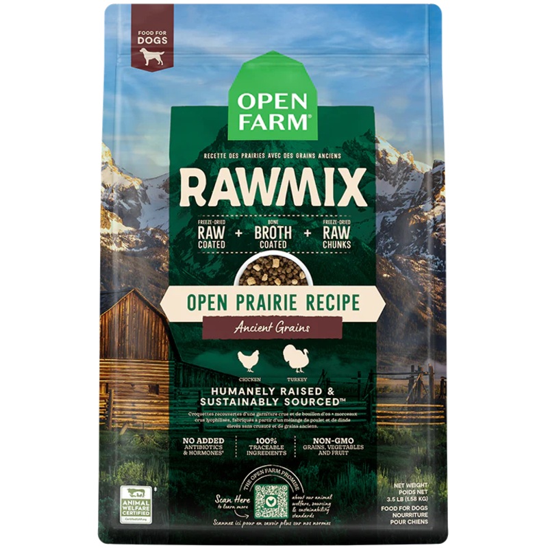 Open Farm RawMix Ancient Grains Open Prairie Dog Food