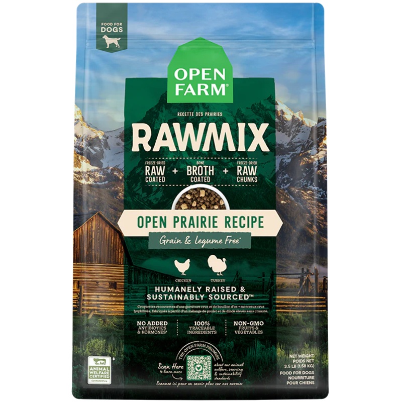 Open Farm RawMix Grain Free Open Prairie  Dog Food