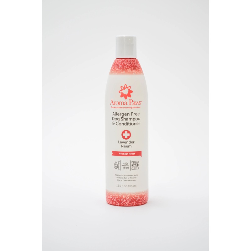 Aroma Paws Allergen Free Hot Spot Relief Dog Shampoo 13.5oz