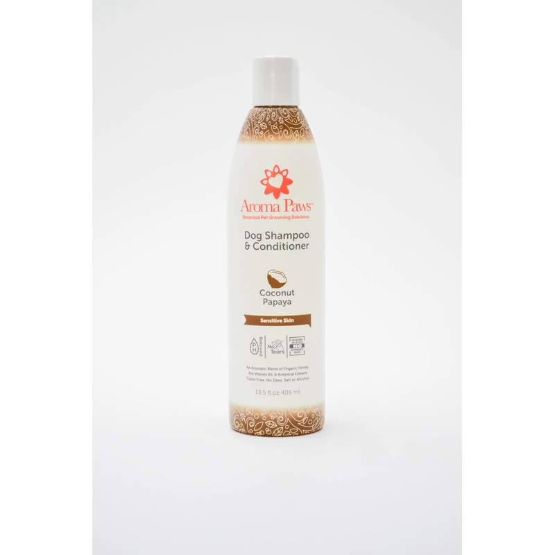 Aroma Paws Sensitive Skin Coconut & Papaya Dog Shampoo 13.5oz