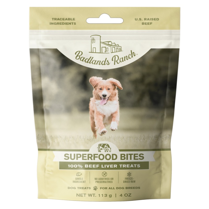 Badlands Ranch Superfood Bites Beef Liver 4oz