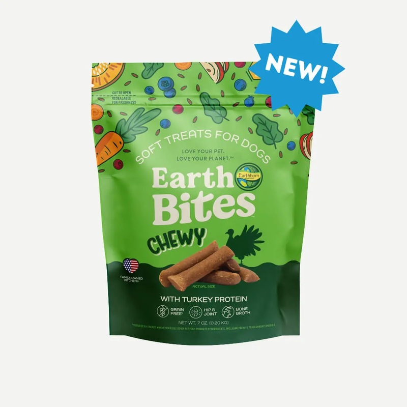 Earthborn EarthBites Chewy Turkey 7oz