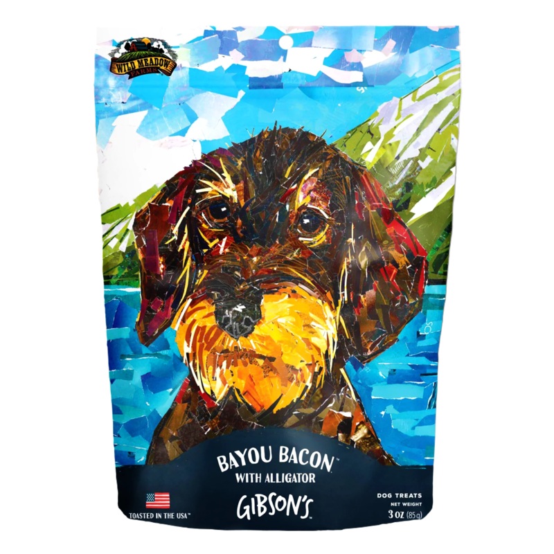 Gibsons Bayou Bacon With Alligator Jerky Treats 3oz