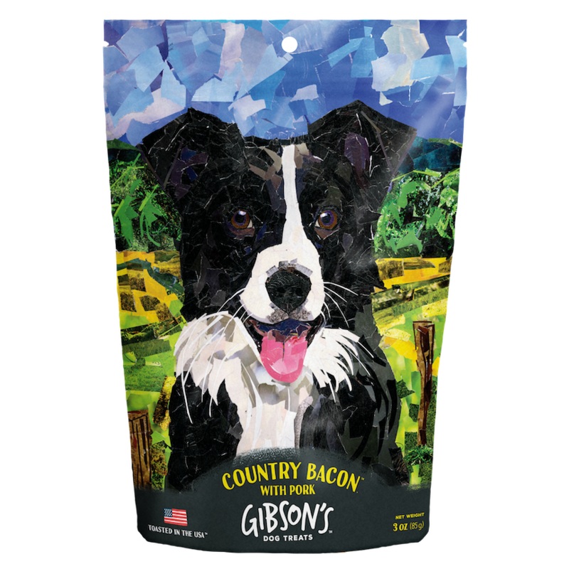 Gibsons Country Bacon Pork Jerky Treats 3oz