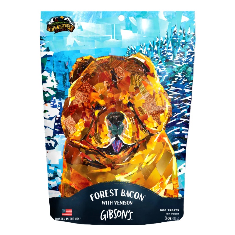 Gibsons Forest Bacon With Venison Jerky Treats 3oz