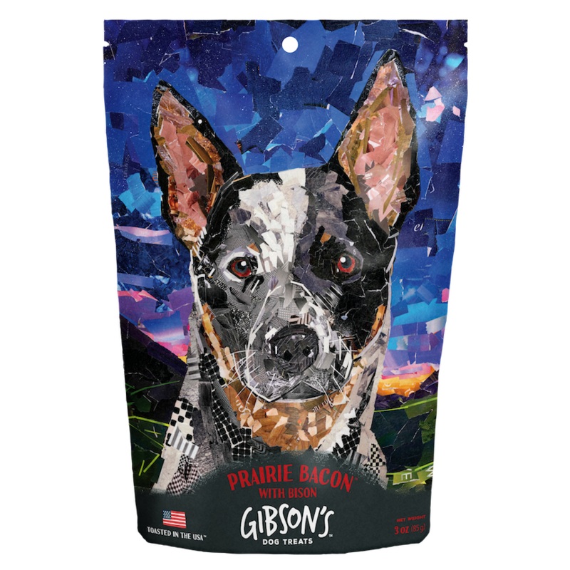 Gibsons Prairie Bacon With Bison Jerky Treats 3oz