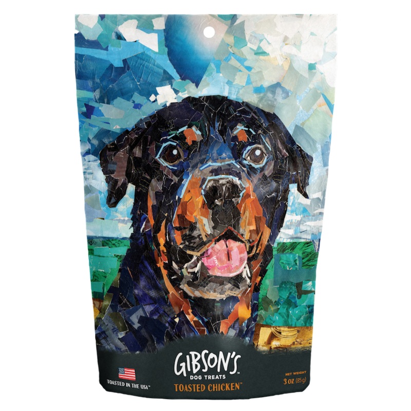 Gibsons Toasted Chicken Jerky Treats 3oz