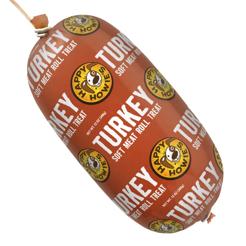 Happy Howie’s Turkey Soft Meat Roll Treat 12oz
