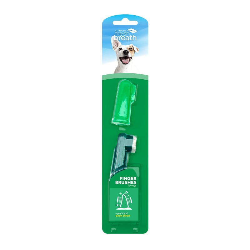 Tropiclean Finger Brush 2pk