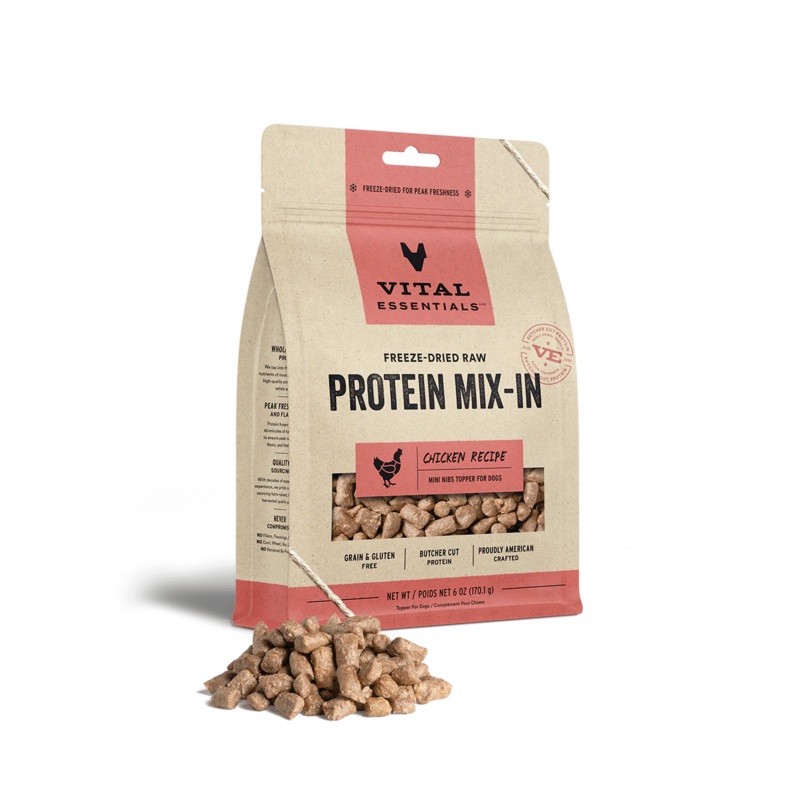 Vital Essentials Freeze Dried Protein Mix-In Chicken