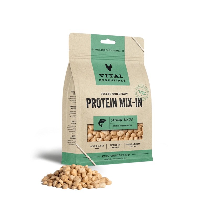 Vital Essentials Freeze Dried Protein Mix-In Salmon