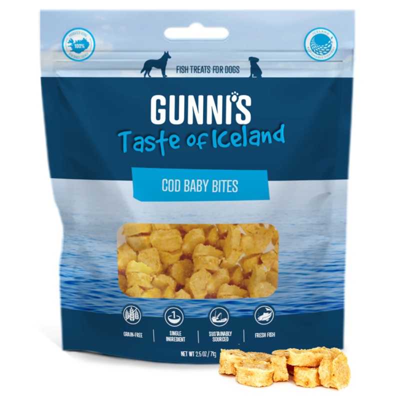 Gunnis Baby Bites Cod 2.5oz