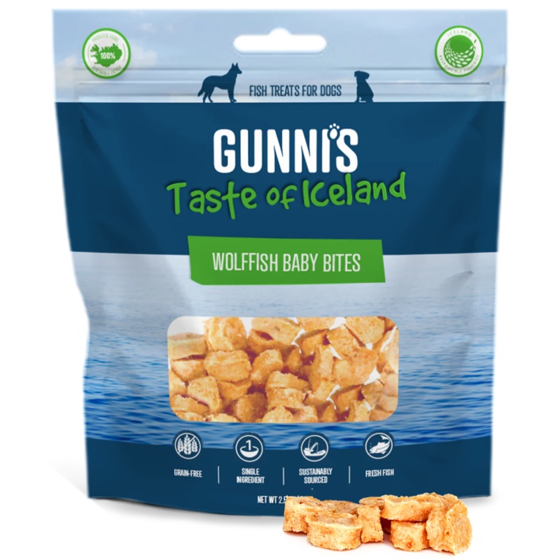 Gunnis Baby Bites Wolffish 2.5oz