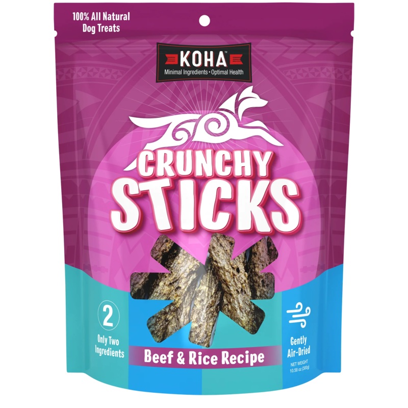 Koha Crunchy Sticks Beef & Rice 10.5oz