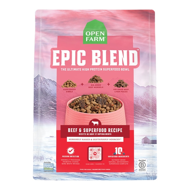 Open Farm Epic Blend Beef & Superfoods Dry Dog Food