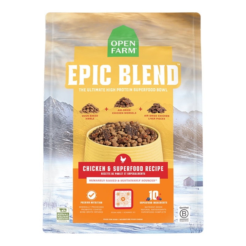 Open Farm Epic Blend Chicken & Superfood Dry Dog Food
