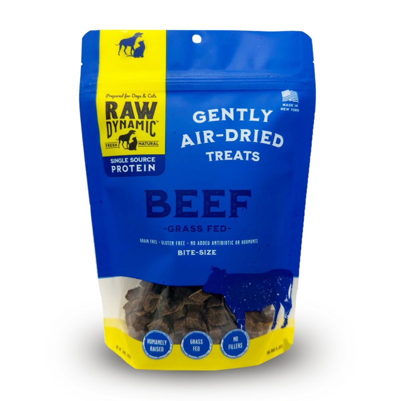 Raw Dynamic Air Dried Beef Treats 3.6oz