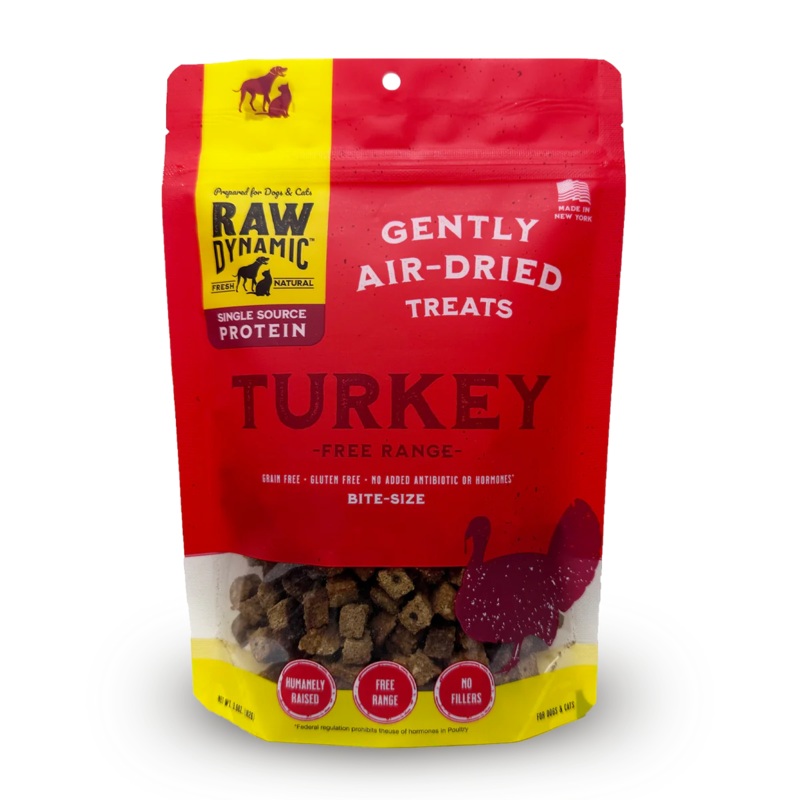Raw Dynamic Air Dried Turkey Treats 3.6oz